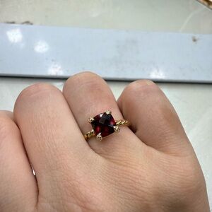 David Yurman Garnet ring